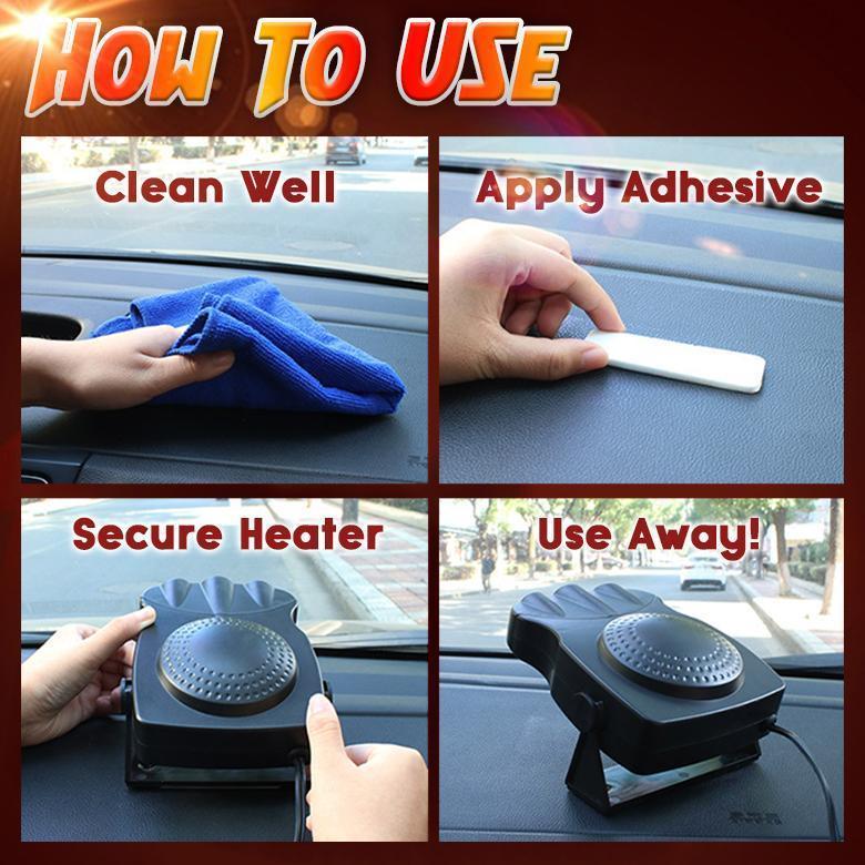 Instant Car Defrost and Defog Heater