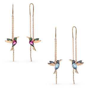 🔥Christmas Hot Sale🔥Ladies Elegant Hummingbird Rhinestone Stud Earrings