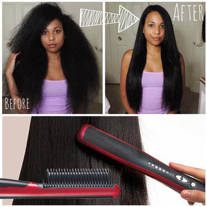 【New Year Promotion-48% Off】Hair Straightener Styling Comb