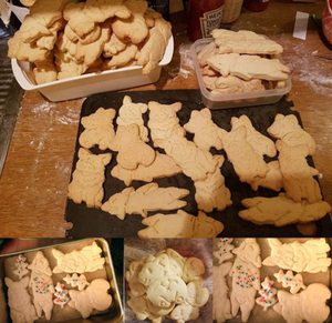 Dog Shaped Cookie Molds