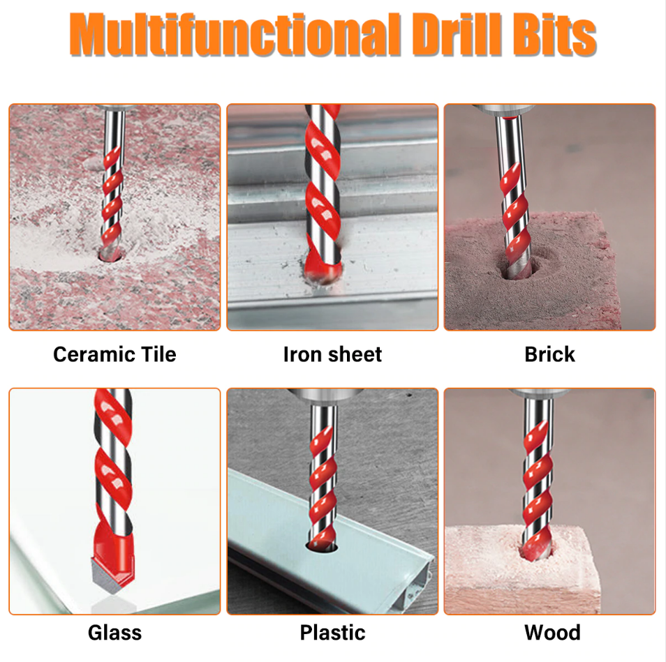 5 PCS Multifunctional Drill Bits(Christmas Hot Sale)