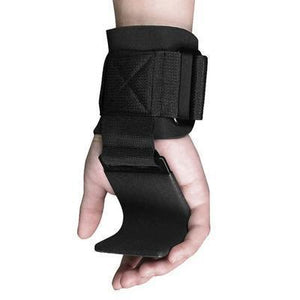 EASYLIFT™ WEIGHT LIFTING HOOKS GRIPS WITH WRIST WRAPS & STRAPS (PAIR)