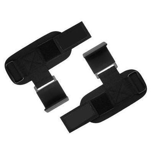 EASYLIFT™ WEIGHT LIFTING HOOKS GRIPS WITH WRIST WRAPS & STRAPS (PAIR)