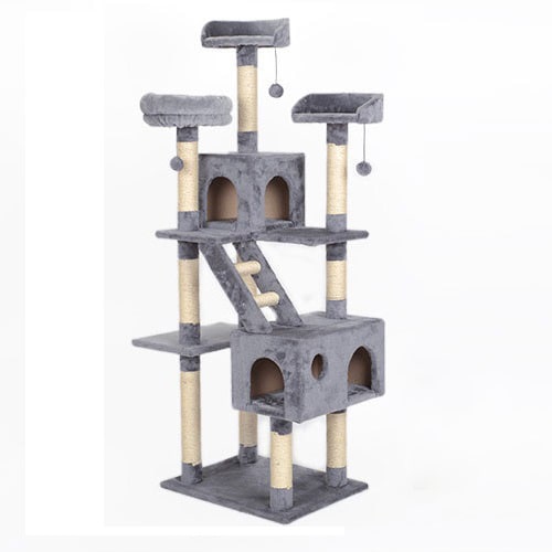 Condo Climbing Luxurious Designer Modern Cat Tree Bed