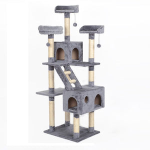 Condo Climbing Luxurious Designer Modern Cat Tree Bed