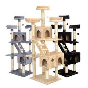 Condo Climbing Luxurious Designer Modern Cat Tree Bed