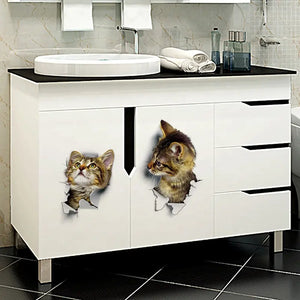 3D Cat Wall Window Sticker（Buy 4 Get 1 Free,Add 5 to Cart）