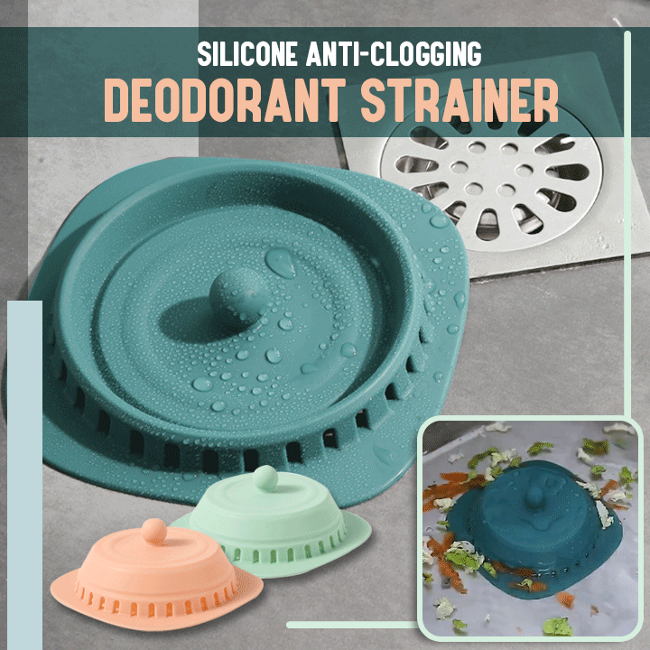 Silicone Anti-Clogging Deodorant Strainers-2PCS