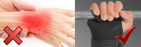 EASYLIFT™ WEIGHT LIFTING HOOKS GRIPS WITH WRIST WRAPS & STRAPS (PAIR)