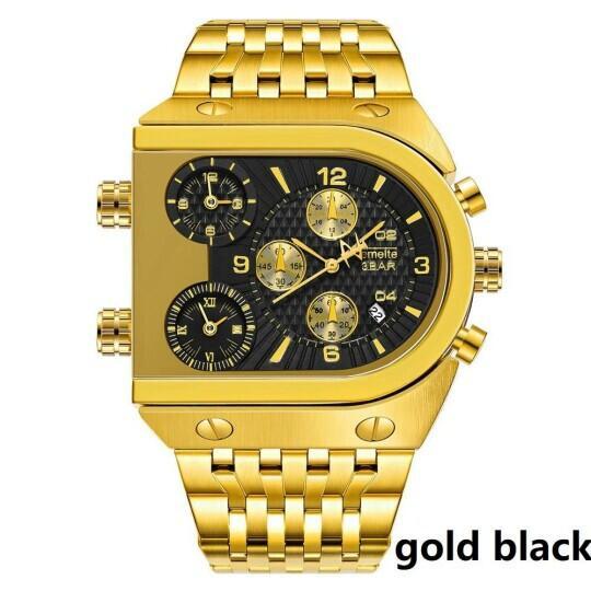 Fashion steel band sports quartz watch