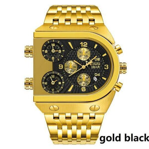 Fashion steel band sports quartz watch
