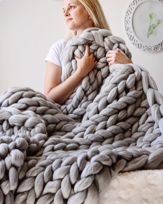 🔥Christmas Sale🔥Chunky Knit Blanket