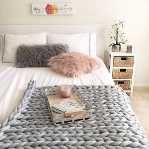 🔥Christmas Sale🔥Chunky Knit Blanket