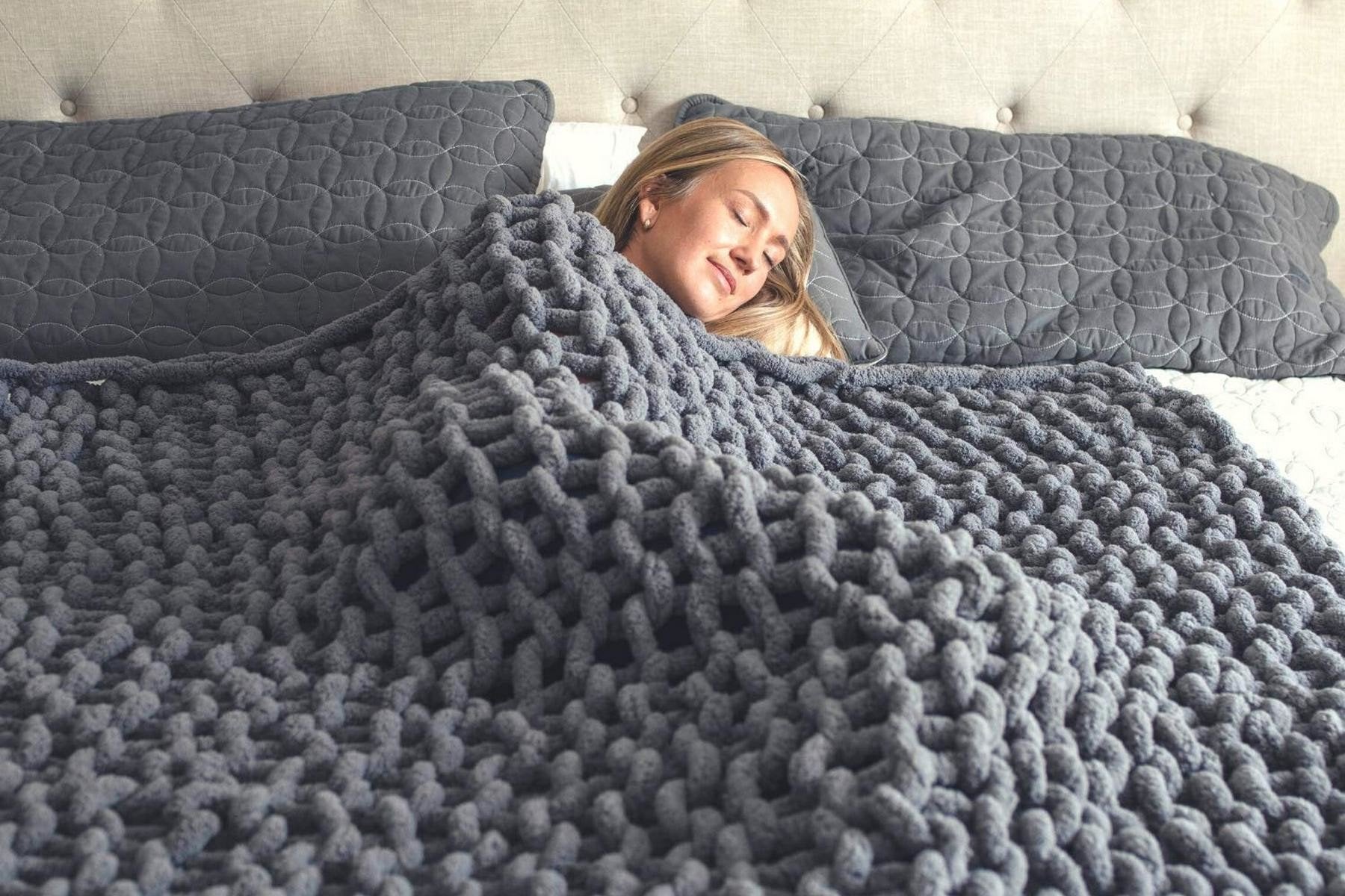 🔥Christmas Sale🔥Chunky Knit Blanket