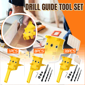 CARPENTRY POCKET HOLE DRILL GUIDE TOOL SET