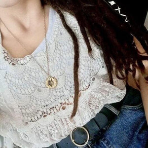 【Buy 2 FREE SHIPPING】You Are My Sunshine Sunflower Necklace