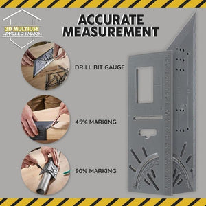 Christmas Hot Sale-3D Multi-Angle Measuring Ruler