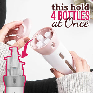 4-in-1 Lotion Shampoo Gel Travel Dispenser